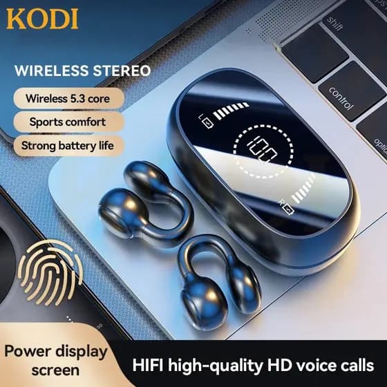 Fone de Ouvido Bluetooth Sem Fio Intra Auricular, Alta Qualidade de Som - B4