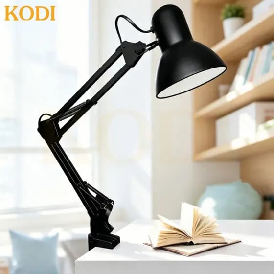 Luminária de Mesa Pixar Articulada Dobrável | Com Garra e Base para Escritório 110V/220V - P5