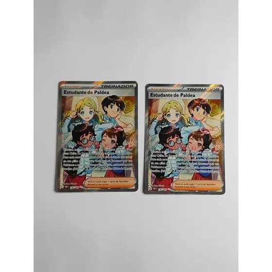 Kit 2 Estudante de Paldea 230/091 Full Art Foil NM Destinos de Paldea (2024) Pokémon Estampas Ilustradas TCG