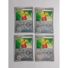 Kit 4 Super Poção 158/159 Reverse Foil NM Amigos da Jornada (2025) Pokémon Estampas Ilustradas TCG Trading Card Game