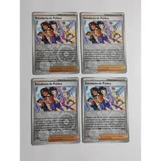 Kit 4 Estudante de Paldea 086/091 Reverse Foil NM Destinos de Paldea (2024) Pokémon Estampas Ilustradas TCG Copag