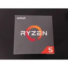 Caixa do Ryzen 5 2600 com berço e encarte