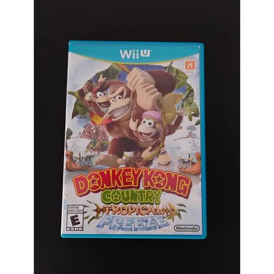 Jogo Donkey Kong Country Tropical Freeze NTSC-U (Americano EUA) Mídia Física para Nintendo Wii U