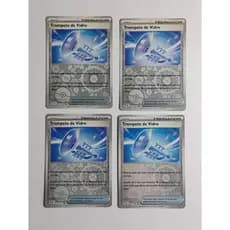 Kit 4 Trompete de Vidro 135/142 Reverse Foil NM Coroa Estelar (2024) Pokémon Estampas Ilustradas TCG Trading Card Game