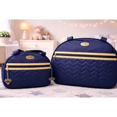 Kit Bolsas Maternidade 4 Peças Luxo, Completo Personalizado térmico e impermeável Realeza