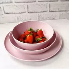 Kit 3 Peças para Mesa posta decorada Colours – Pratos Rasos, Fundos e Bowls Coloridos