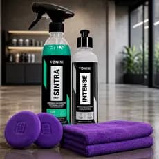 Kit Renovador E Limpeza Interna Intense + Sintra Fast Revitalizador Painel Carro Vonixx