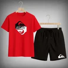 Conjunto Masculino Camiseta + Short Estilo Casual Moderno