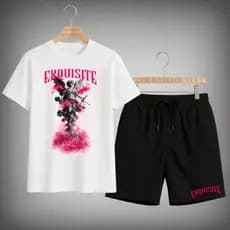 Camiseta e Short Masculino de Qualidade Premium Estampa Exquisite