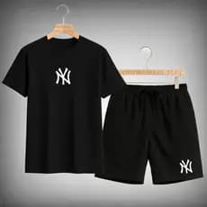 Conjunto Masculino NY Camiseta e Short Qualidade Premium 100 % algodao