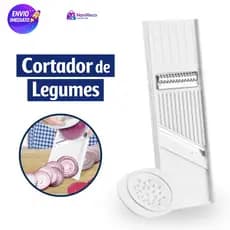 Cortador de Legumes Manual com Lâmina Ajustável Ideal para Fatiar Legumes e Verduras com Precisão