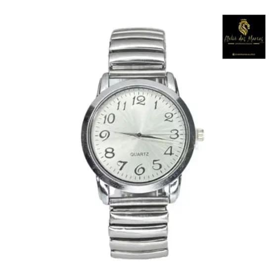 Relógio De Pulso Feminino Quartz Pulseira Elástica