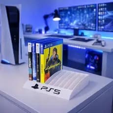 Suporte Case Suporte Porta Jogos | Playstation PS3 PS4 PS5 | Até 10 JOGOS