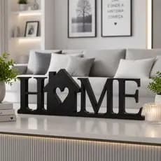 Letreiro Decorativo “HOME” – Mais Estilo e Aconchego para Sua Casa!
