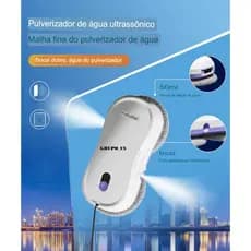 Robô Inteligente Limpa Vidro Janelas Espelho Rf Pulverização Branco 220v