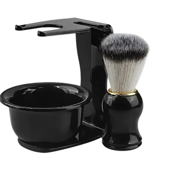 Kit Barbear Tigela e Pincel Executivo de Plástico cod 1308