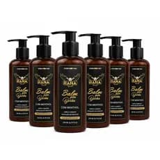Kit 6 Balm Pos Barba Menthol Rana 200ml Profissional