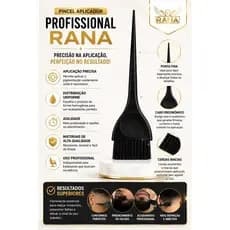 Kit 12 Pinceis de Tinta Preto Profissional