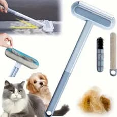 4 em 1 Escova Tira Remove Pelos de Animais Multifuncional Estimação Limpeza Prática