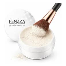 Pó Translúcido Base Facial Solto Fenzza Selar Maquiagem