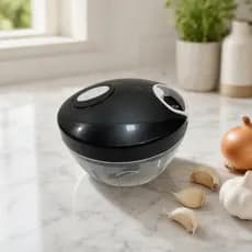 Processador Triturador Manual de Alimentos Multifuncional Prático Rápido