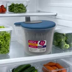 Seca Salada Xplast Compacta 2,5L Centrífuga Tampa Giratória