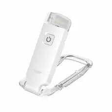 Luz de Leitura LED Recarregável USB com Clipe | 3 Cores + 9 Modos de Brilho | Dobrável | Proteção para os Olhos