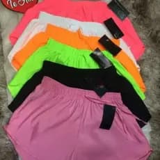 KIT 3 short tactel feminino casual saida de praia corrida shorts academia shortinho caminhada
