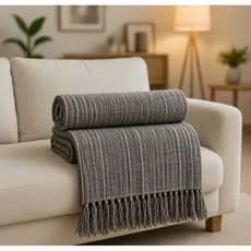 Manta Decorativa Pop 100% Algodão 2,20x1,50 para Sofá e Cama ENVIO IMEDIATO