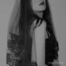 Uma Camada Bordado Véu Noiva Mantilla Preto Floral Renda Halloween Cosplay Acessórios Cabelo Sheer