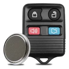 Carcaça Controle Remoto Ford Fiesta Ka 4 Botões + Bateria CR2032