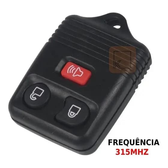 Controle Remoto Completa Original Ford Fiesta Ka Ecosport  - 2 Botões Com Pânico 2002-2016