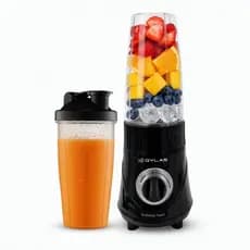 Liquidificador Blender 350W Com 2 Copos 750ml Shake Smoothie Portátil Fitness Sucos Vitaminas Compacto e Prático