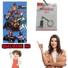 Kamen Rider RX Serie Completa No Pendrive