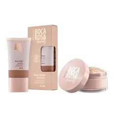 KIT  Base Boca Rosa + Pó Solto Mármore