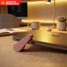 Suporte para Notebook Ergonômico Portátil Compacto Base Elevadora Minimalista