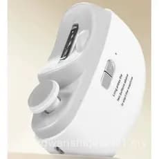 Cortador de Unhas Elétrico para Idosos, Aparador e Polidor 2 em 1 com Luz LED, Cortador de Unhas Automático Recarregável