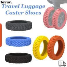 LOVUR 8 Pçs/Set Capa De Proteção Para Rodas De Mala , Peças Eixos Sapatos De Rodízio De Bagagem De Viagem