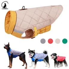 Casaco De Inverno Roupa De Cachorro Para Cães Grandes Médios À Prova D'água Colete Labrador Husky