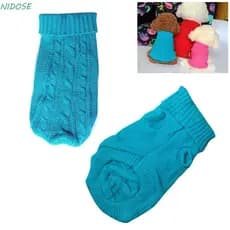 NIDOSE Suéter De Malha Para Animais De Estimação Vestuário De Inverno Trajes De Cachorro Roupas De Marinheiro Casaco Com