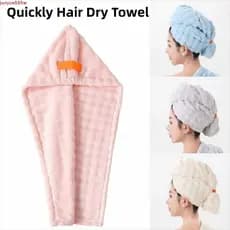 JUNYUE Turbante Feminino Para Banheiro , Toalha Super Absorvente De Microfibra Secar O Cabelo Rapidamente , Espessada