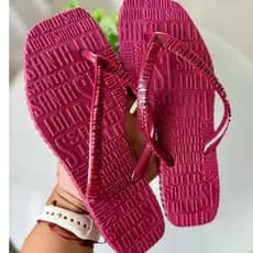 CHINELO FEMININO EM ALTO RELEVO BICO QUADRADO VARIAS CORES