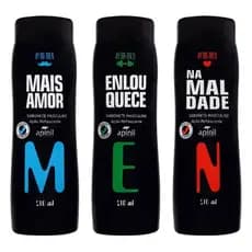 KIT Sabonete Apinil Masculino Fragrância Intensa Limpeza e Perfume Duradouro