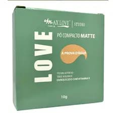 Pó Compacto Max Love Prova D’Água Matte Tons 200 ao 211