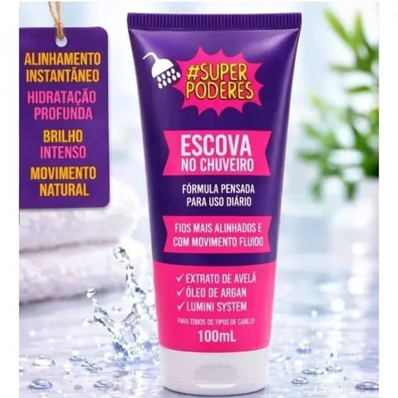 Progressiva de Chuveiro Sem Formol Super Poderes