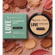 Pó Compacto Max Love Matte Vegano 200 A 211 Prova D’Água