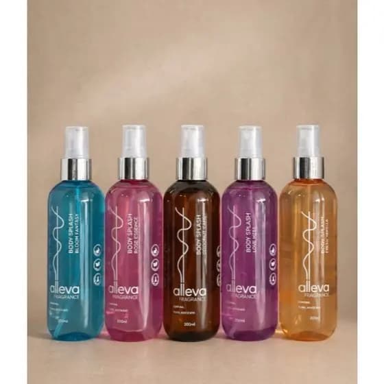 Body Splash Alleva 200ml Feminino Original Diversas Fragrâncias
