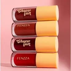 Lip Tint Fenzza Choco Fun Brilho Gloss Lábios Hidratados e Naturais