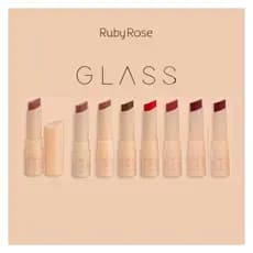 VIRALIZADO | Batom Creamy Matte Glass Ruby Rose – Alta Cobertura, Conforto e Longa Duração (HBF567)