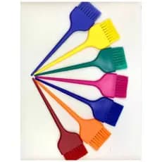 kit 7 unidades Pincel para tintura e aplicação de químicas.